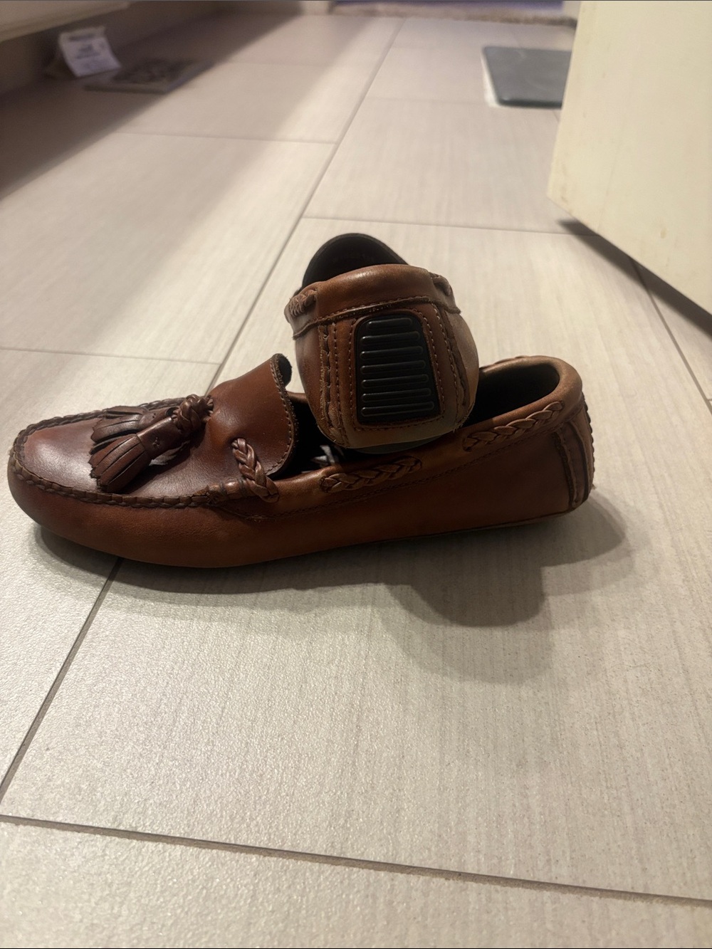 Vintage polo driving shoes - Picture 3 of 11